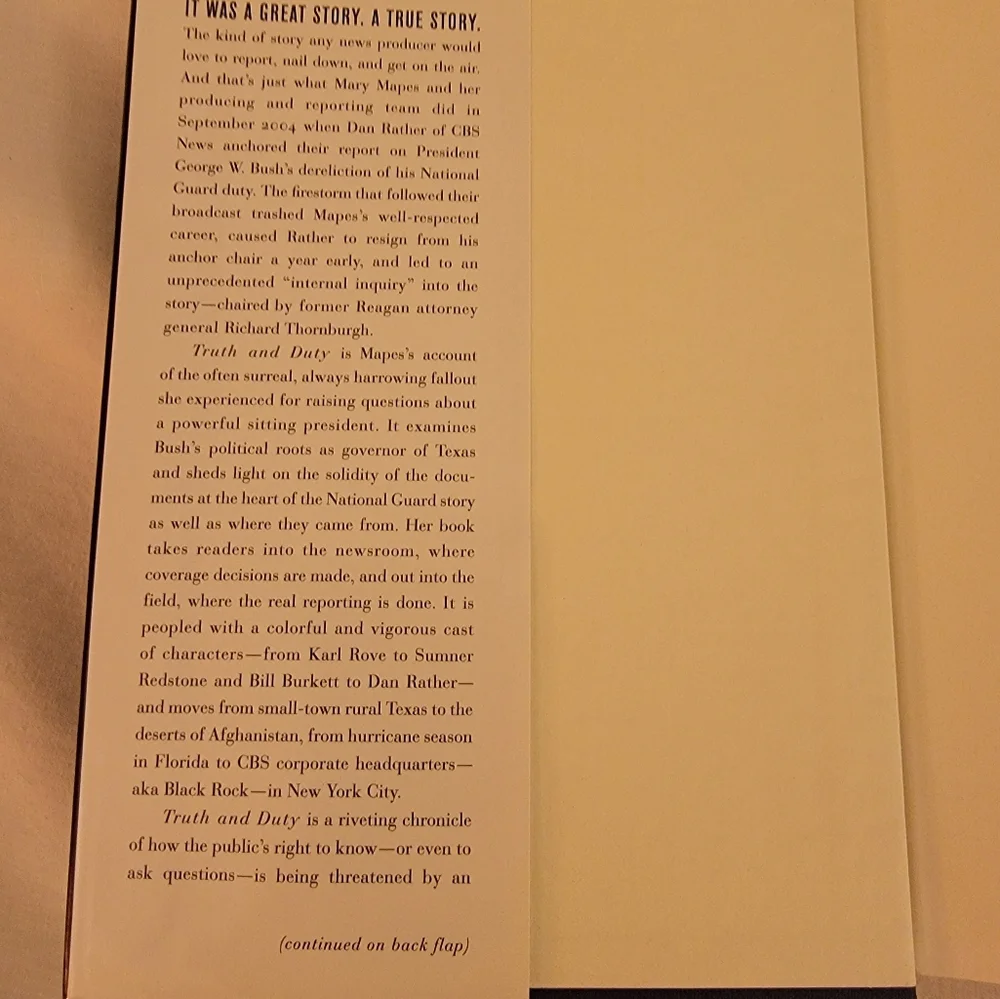 Truth‎ and Duty by Mary Mapes